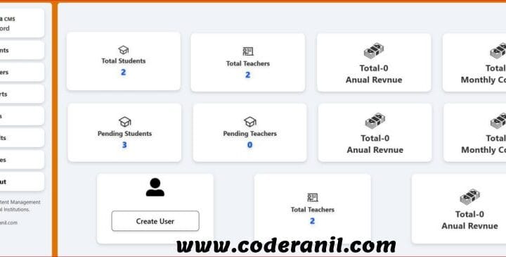 Smart School Management System with MERN