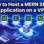 MERN stack deployment architecture on VPS