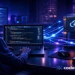 Developer deploying static website on AWS EC2 cloud server using HTML CSS JavaScript